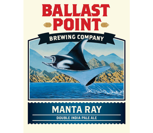 BALLAST POINT MANTA RAY IMPERIAL IPA